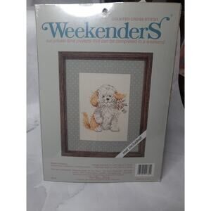 Red Farm Studio Weekenders Counted Cross Stitch Kit Puppy Power 02782